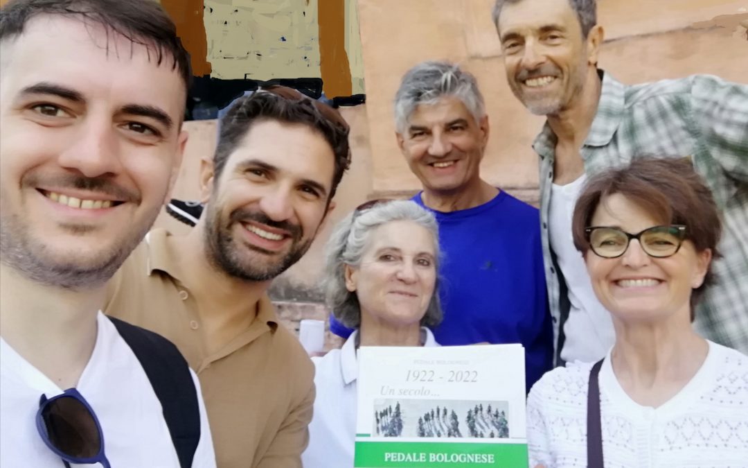 2023/09/30 – Incontro con Alan Marangoni (GCN-Italia) e lo YouTuber ‘Pietre’ al Giro dell’Emilia